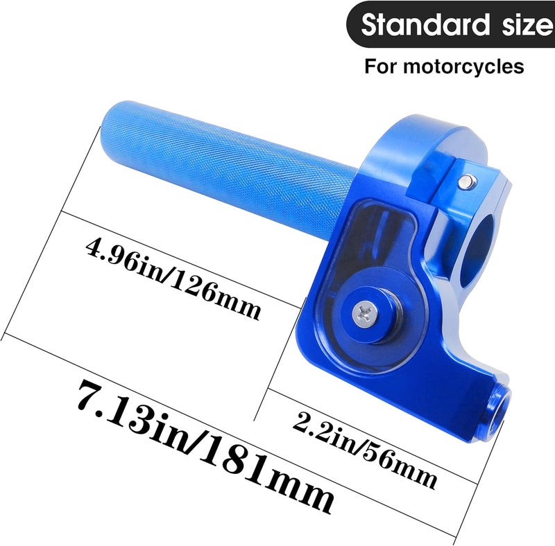 JXPANG Motorcycle Throttle Grip 7/8" 22mm CNC Aluminum Quick Twister with Throttle Cable for KLX CR CRF EXC XR CRF50 CRF230 50 110 125 230 250 Dirt Pit Bike Motocross Motorbike Quad ATV - Image 5